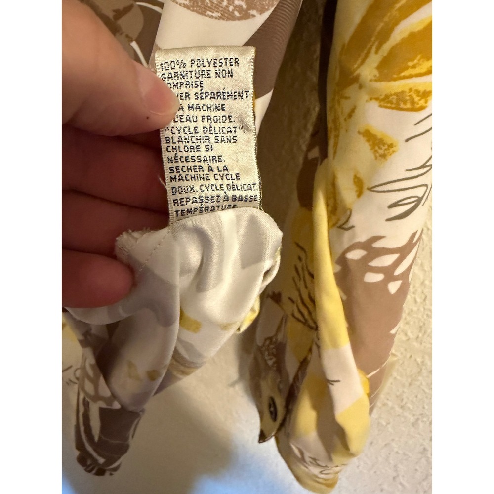 Allison Daley Womens Size 14 Abstract Botanical Button Front Jacket Boho - Picture 6 of 10